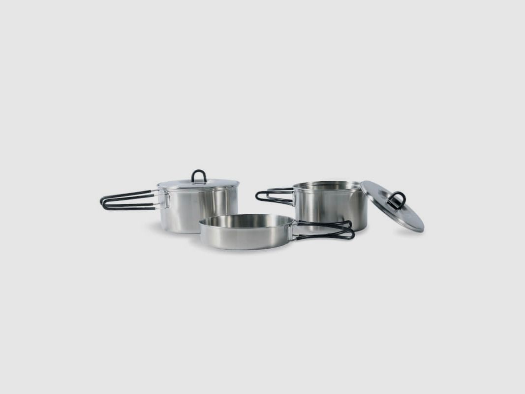 Tatonka Cookset Regular – Set di Pentole in Acciaio Inossidabile per Campeggio, immagine 2 di 2
