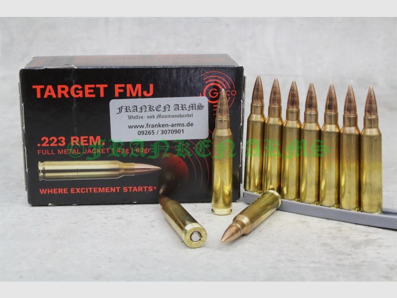 Geco Target .223 Rem. 63gr. 4,1g 50 Stück 2317562