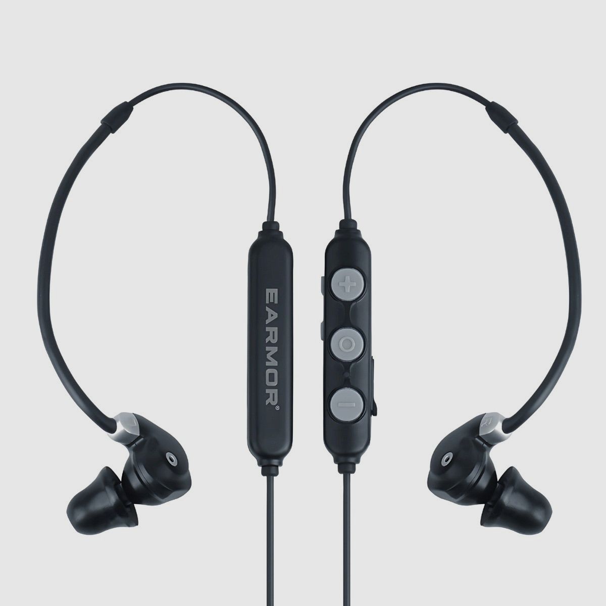 Earmor – Protezioni acustiche attive M200T – NRR 26 dB – Bluetooth 5.4 – Nero – M200T-GY, immagine 1 di 4