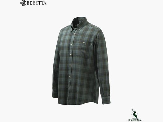 Beretta Camicia Wood Flannel Button Down Groen