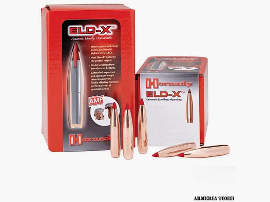 HORNADY BULLETS 172″ 25GR HP MOLY -17103 (100 PCS)
