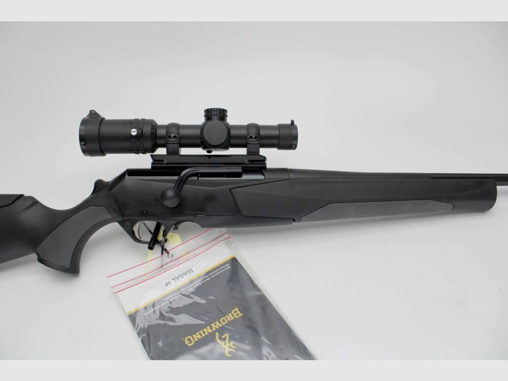 Geradezug Rep Büchse Browning Maral mit Grimlock 1-6x24, Mündungsgewinde	 .308Win