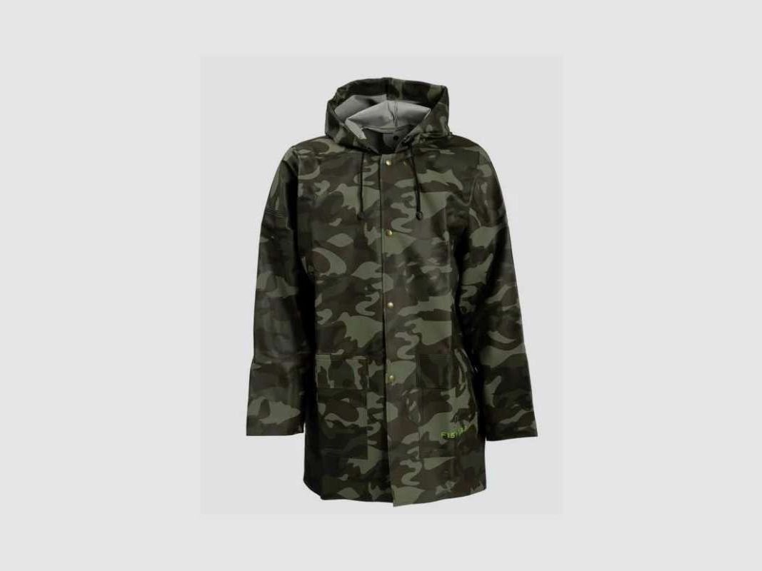 Chaqueta PROS AJ impermeable 3/4 FISHARP con cremallera superdry, imagen 1 de 5