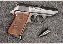 RESERVED: RECK PK800 blank firing pistol 8 mm K. PTB 196/2 – gold-colored safety lever