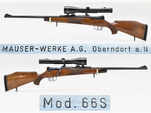 MAUSER Repetierer Modell 66 S im Kaliber 9,3x64 mit ZEISS ZF 2,5-10x52