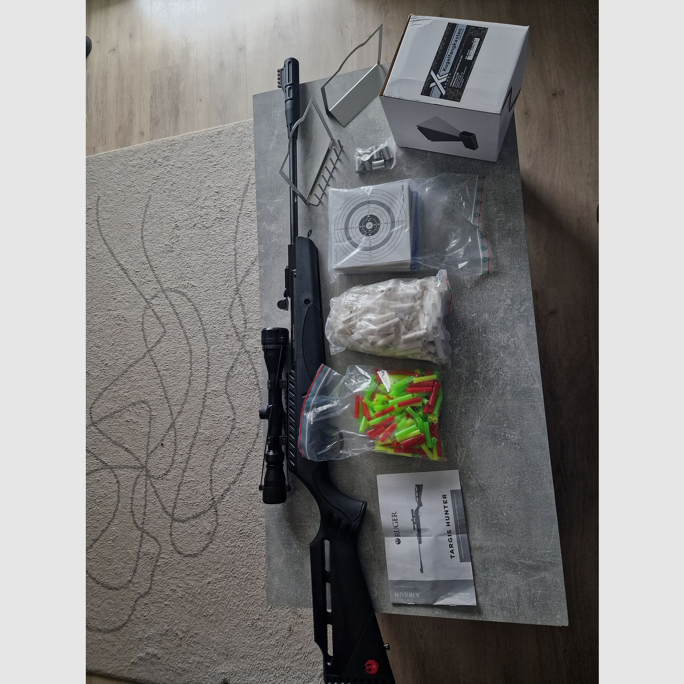 Unbenutzte Ruger Targis Hunter mit viel Zubehör und Tasche 