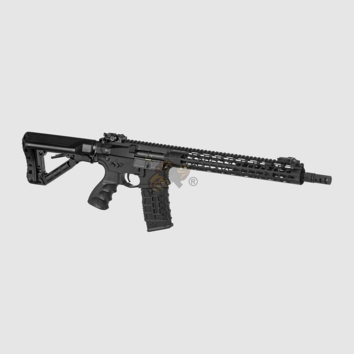 G&G GC16 Wild Hog 13.5" with ETU in Black Airsoft S-AEG free from 18
