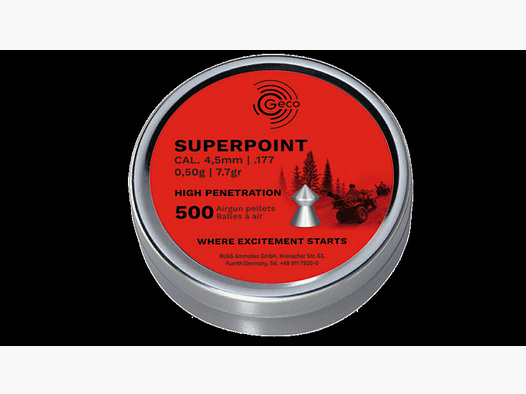 Geco Diabolo S-Point á500 4,5MM .177