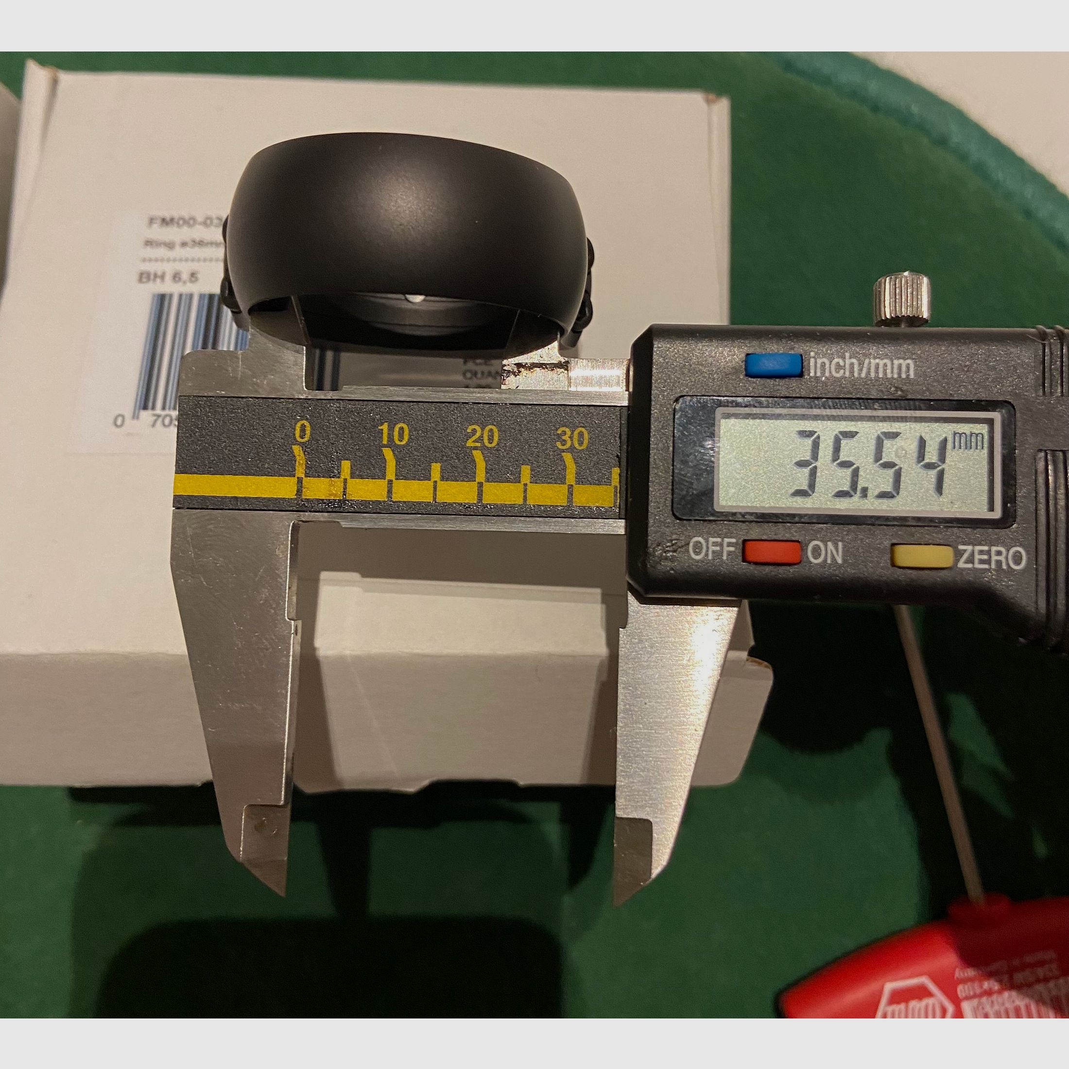 Dentler Montagering - 1x Modulring BASIS Ring Ø 36 mm BH = 6,5 mm (Aluminium)