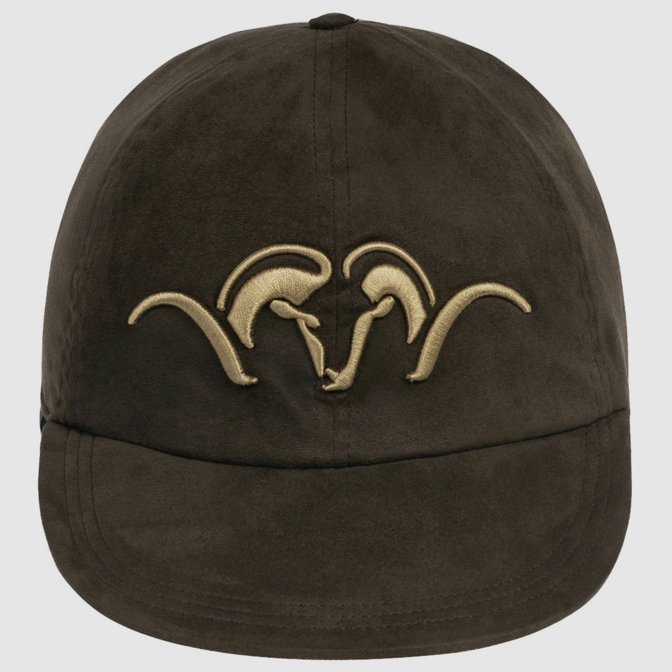 Cappello Blaser Isolato in Camoscio Arancione Fiammante