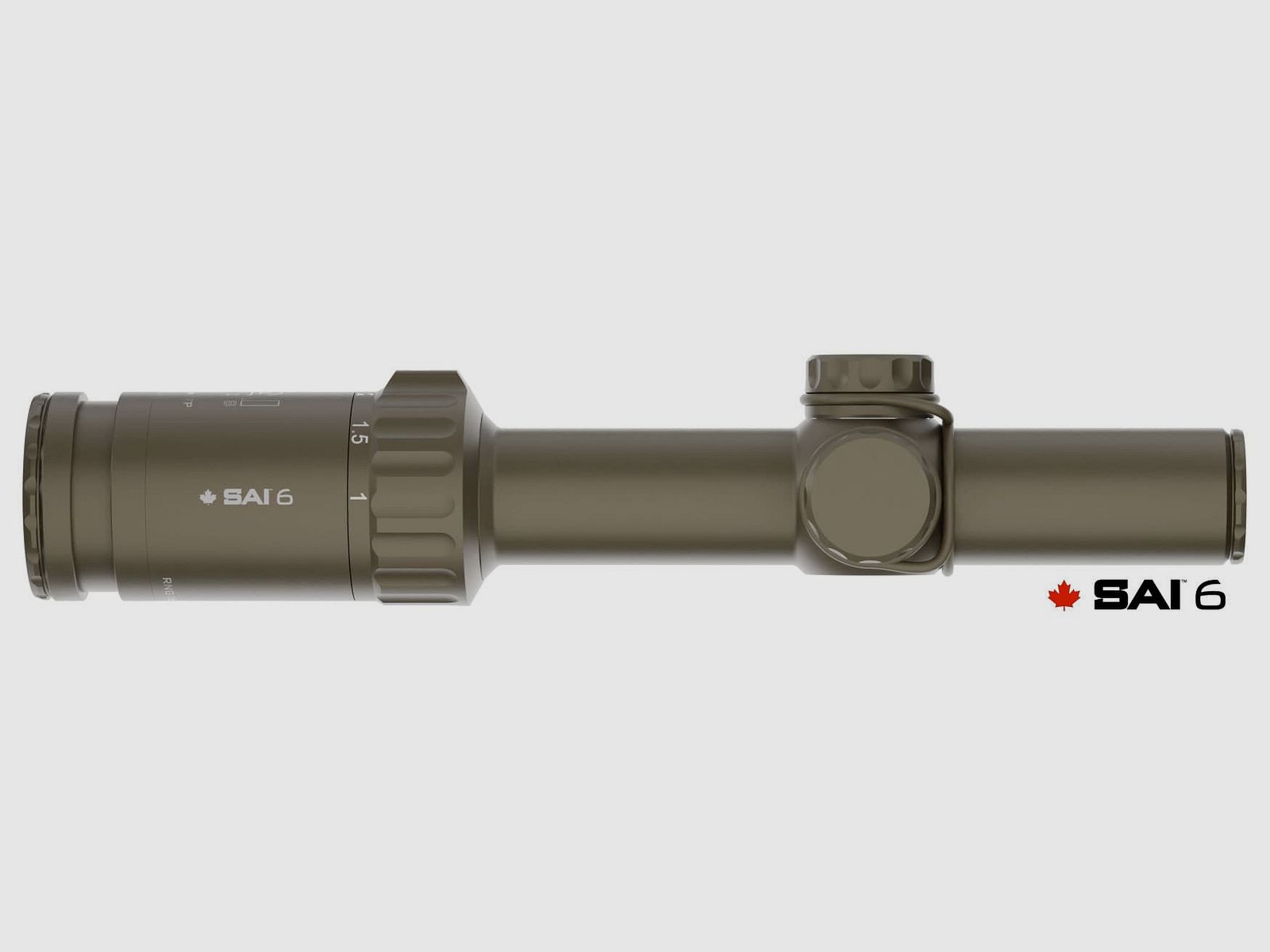 SAI Optics – SAI 6 1-6x24mm / matte flat dark earth / 5.56mm Ballistic Reticle, Bild 1 von 4