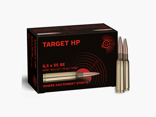 GECO 6,5x55SE Target HP 8,4g / 130grs 50Stk