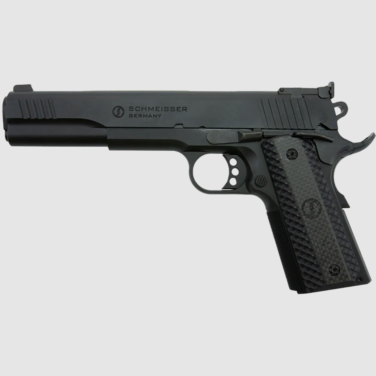 Pistole Schmeisser Hugo 1911 Kaliber .45ACP 6 Zoll