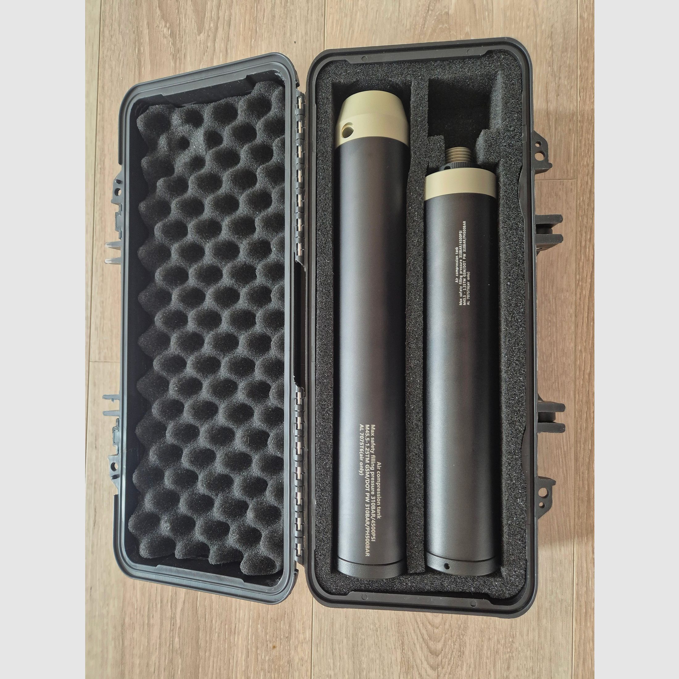 Ersatzkartuschen AEA Megalodon/ HPMax MK2 JADS Manometer, Ersatztanks