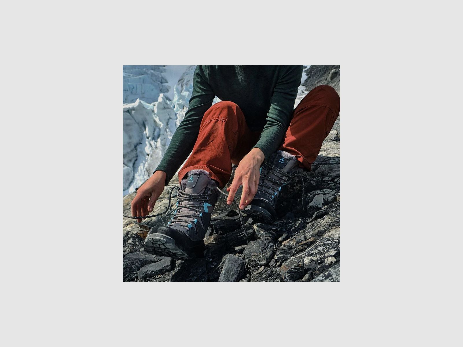 KAMIK Iceland F Damen Winter Stiefel Charocal Charbon