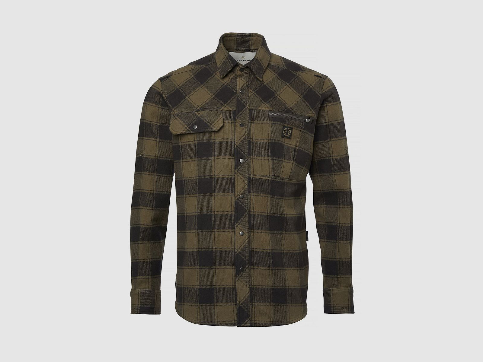 Chevalier Raptor Heavy Flannel Shirt Herren Kodiak Brown Checked XL