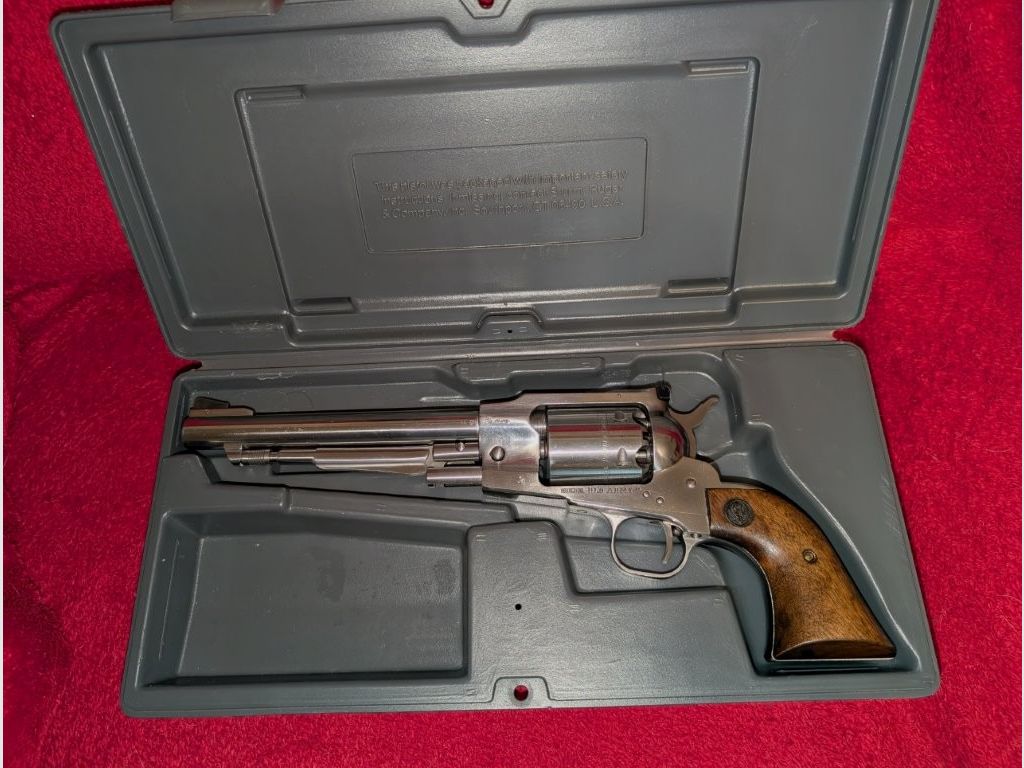 Sturm Ruger Schwarzpulverrevolver Modell Old Army Edelstahl, Kal. .44 BP