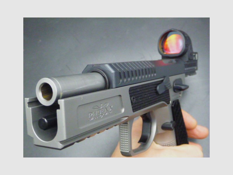 Pistolet PHOENIX Drake Production – SA/DA – Optic Trijicon SRO – Cal 9×19, billede 2 af 9