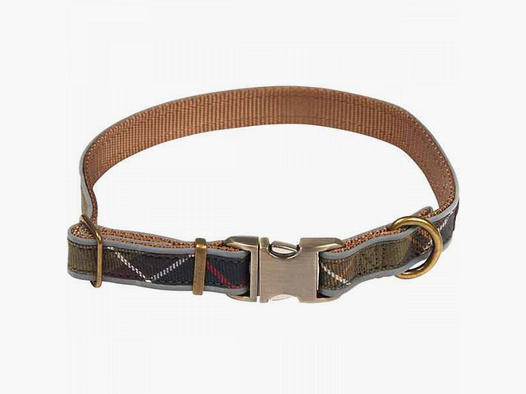 Barbour Reflektierendes Hundehalsband, Classic Tartan L