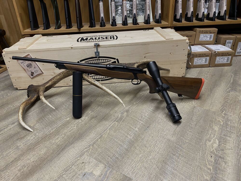 Sauer 505 Ergo Lux, mit Zeiss Conquest V6 2-12x50 M, mit Schiene