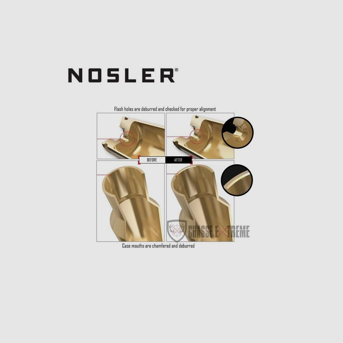 50 Douilles NOSLER Cal 35 Whelen, image 2 sur 4