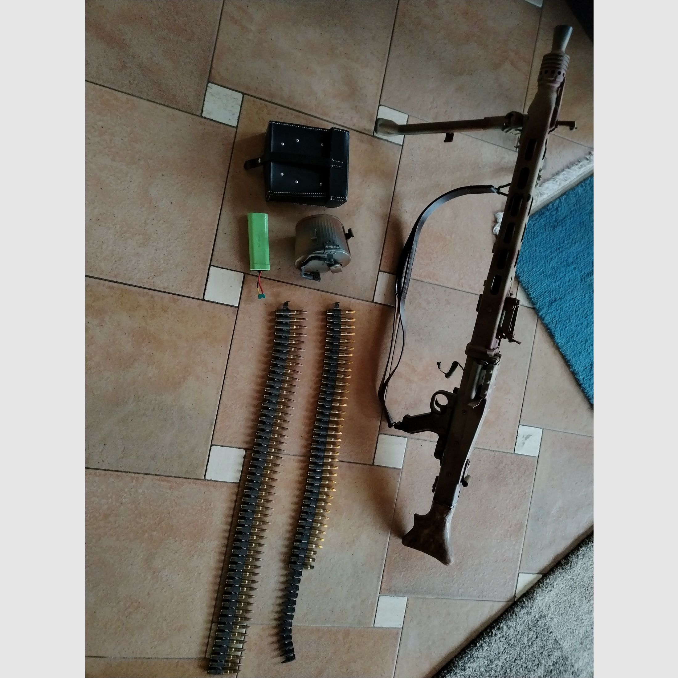 Airsoft MG42 custom Normandy Tarnanstrich AEG WW2