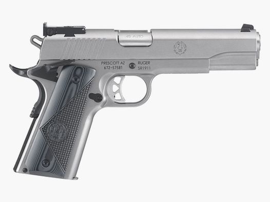 PIST RUGER SR1911 .9MM AUTO TARGET 5" 9+1CPS STAINLESS STEEL (2C)