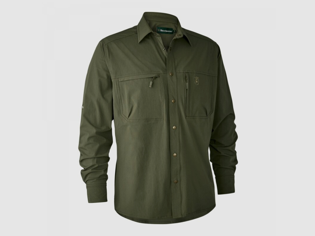 Deerhunter Quinn Merino Unterhemd Black oak