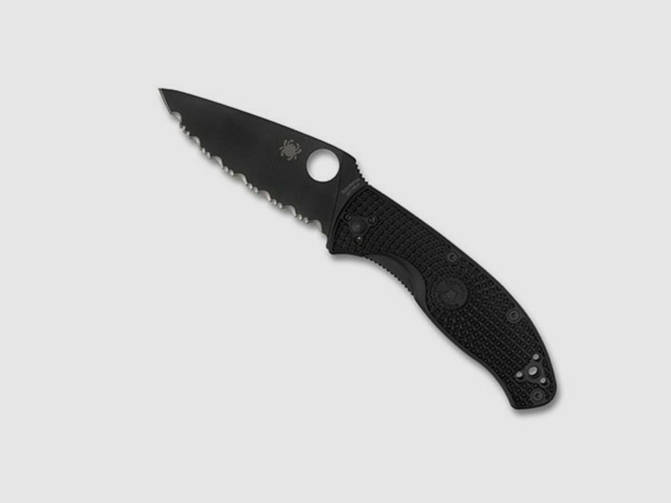 Spyderco Tenacious FRN Black Serrated, image 3 of 3