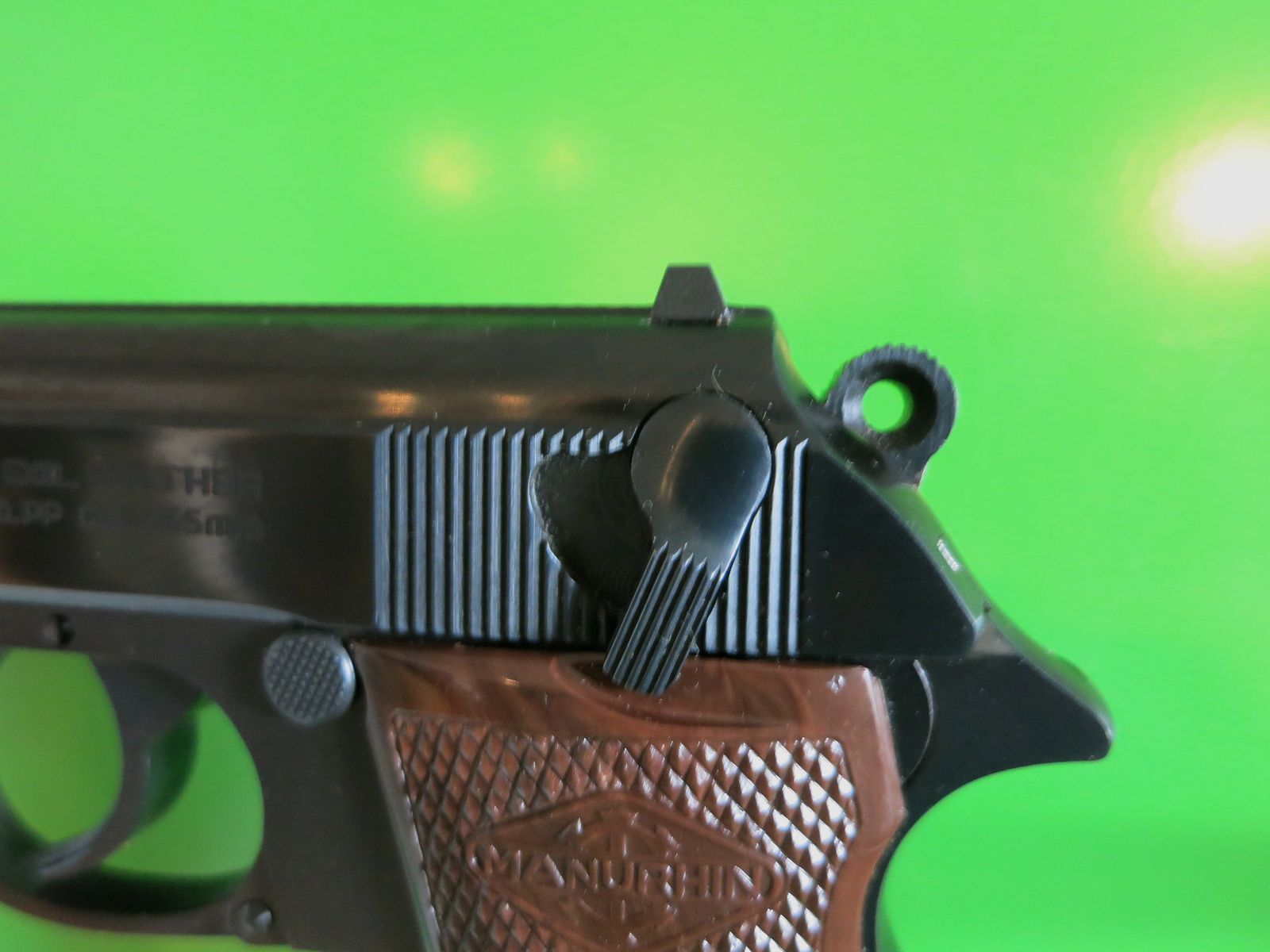 Manurhin-Walther PP "Pistola della polizia", 7,65 mm Browning (.32 Auto), come nuova       #75-