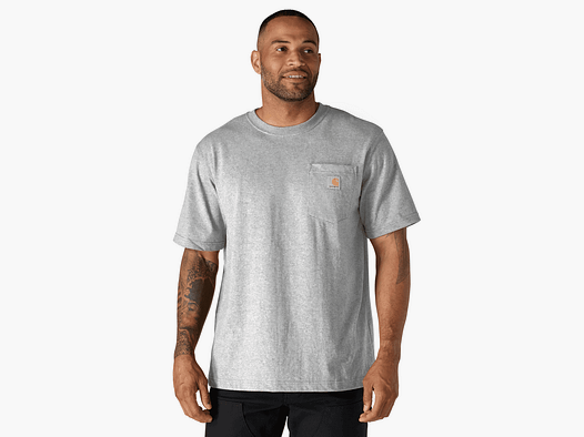 Carhartt Dearborn Relaxed Pocket T-Shirt Men Heather Gray XL