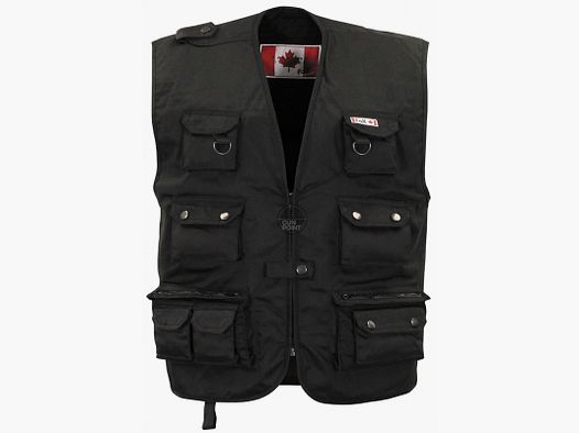 Outdoor Weste, schwarz, schwere Ausfhrung - Gre: XXXL