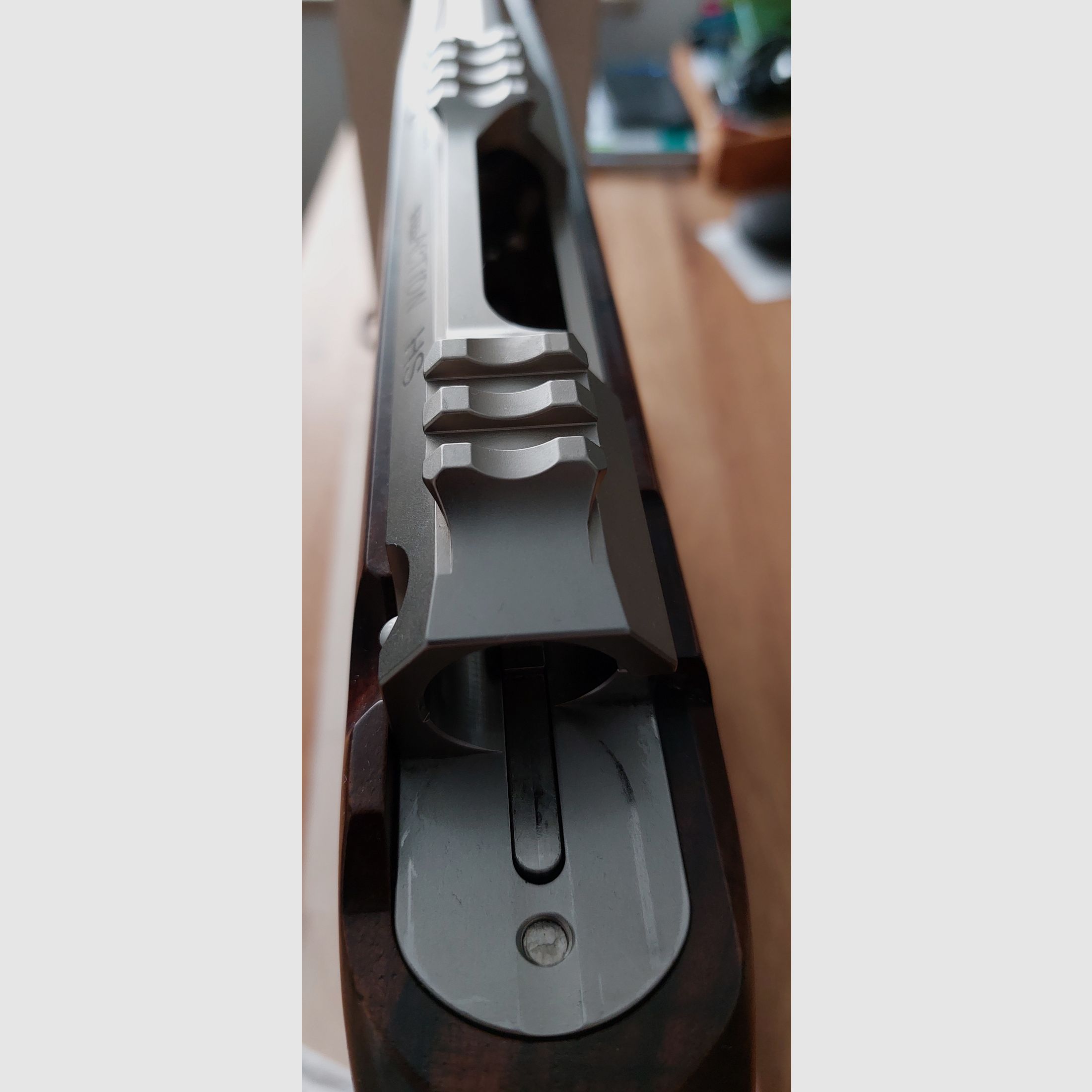 Action en acier HS nickelée en .308 Winchester avec un canon de 51 cm