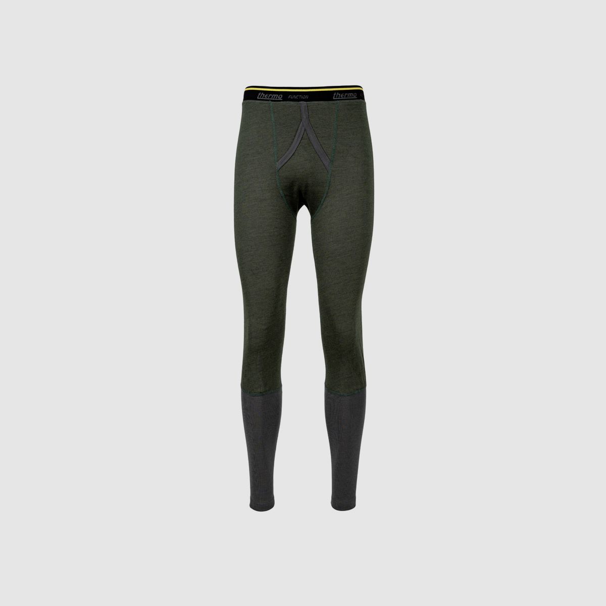 THERMO FUNZIONE Pantaloni lunghi con Merino Oliva