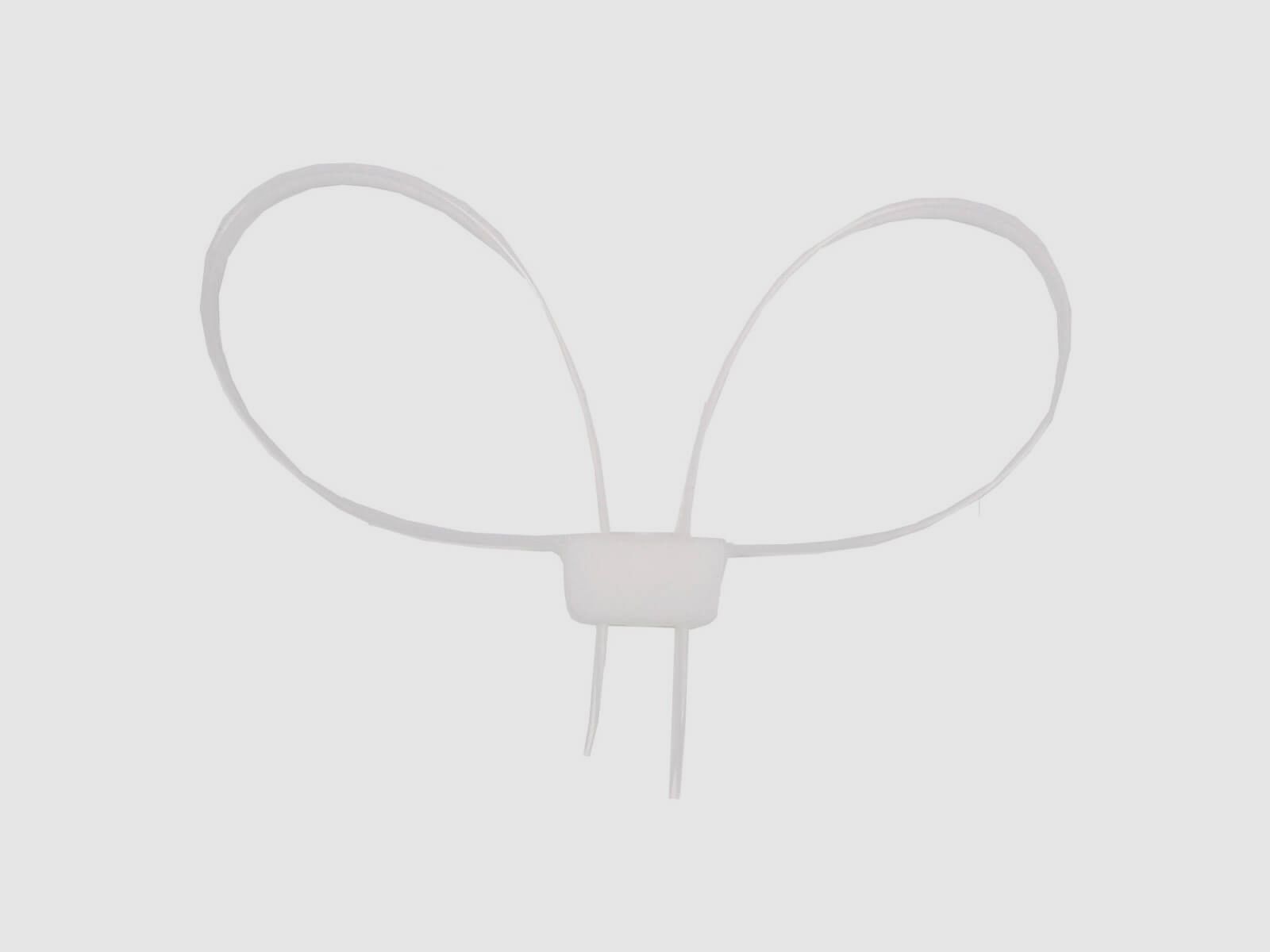 Plastic handcuff, white
