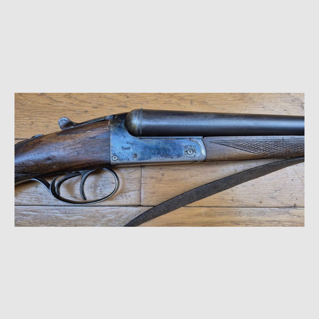 Mooie Over-and-Under Shotgun « L’ÉPERVIER » — Ambachtelijke productie uit Saint-Étienne door Philippon – Fanget lopen — Kal. 16/65 — Schroefsluiting – Goede esthetische staat en Zeer goede mechanische staat – TBE, afbeelding 5 van 38