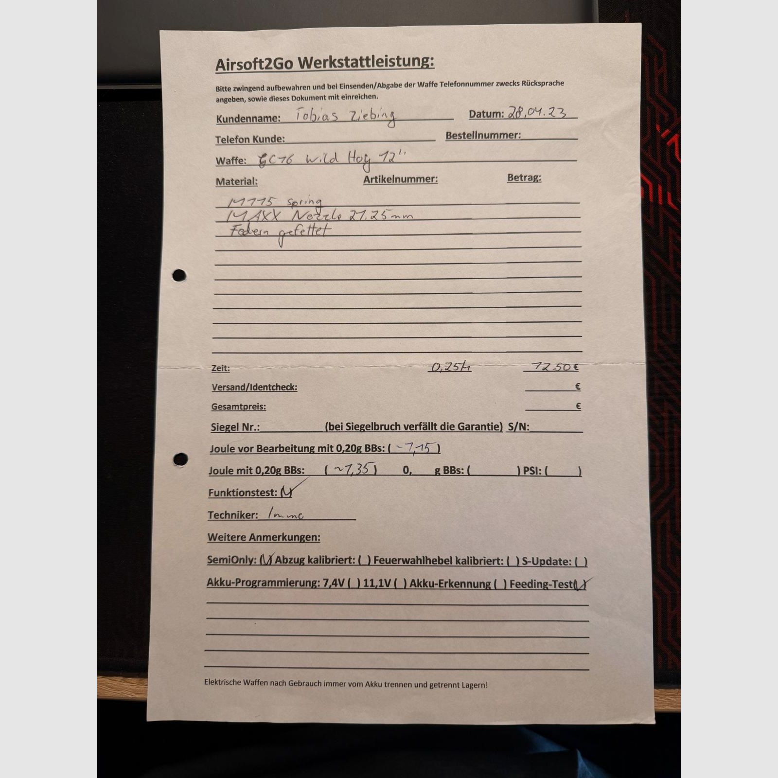 G&G GC16 Wild Hog 12" Komplettpaket