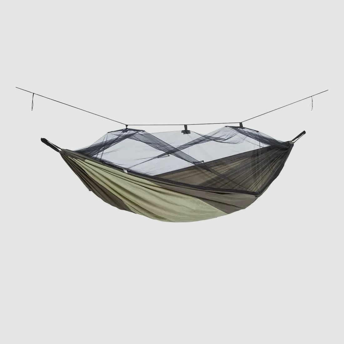 amazonas Hängematte Moskito Traveller Thermo grün schwarz