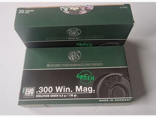 .300 WinMag RWS Evolution Green 136gr