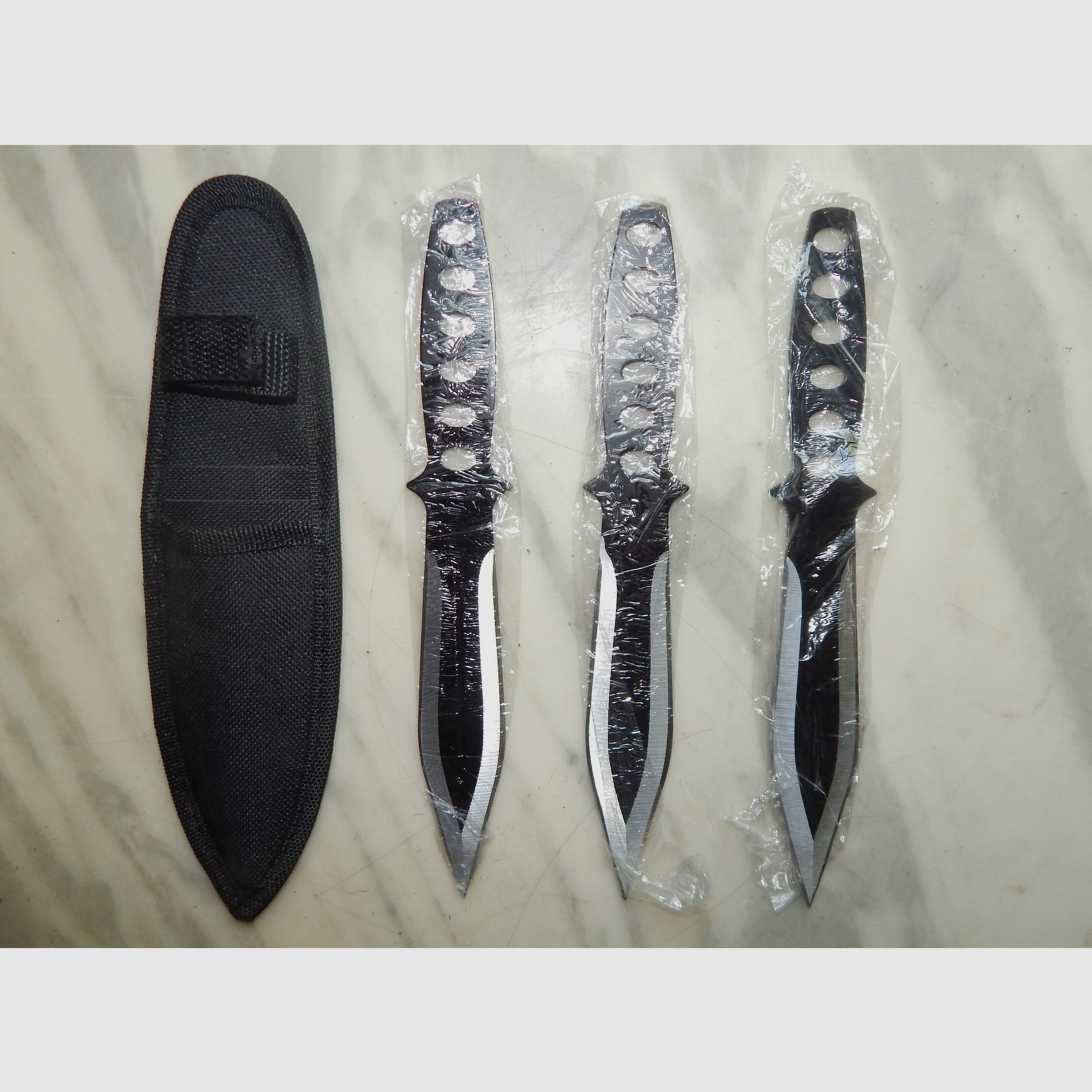 Juego de cuchillos de lanzamiento / como nuevo