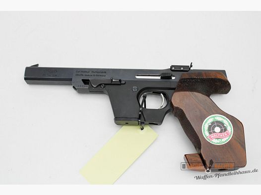 Pistole Walther GSP Kal. .22lfB Griff 85-95mm