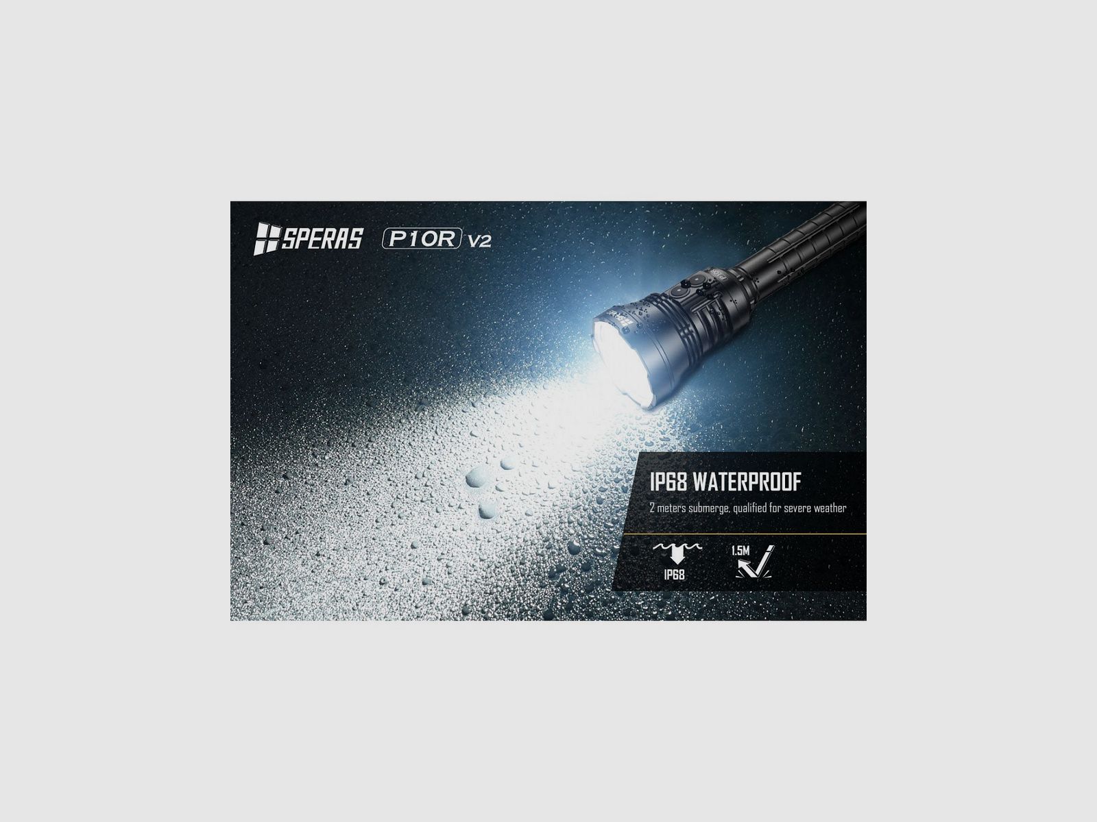 SPERAS TORCIA RICARICABILE P10R V2 10000LM, immagine 12 di 12