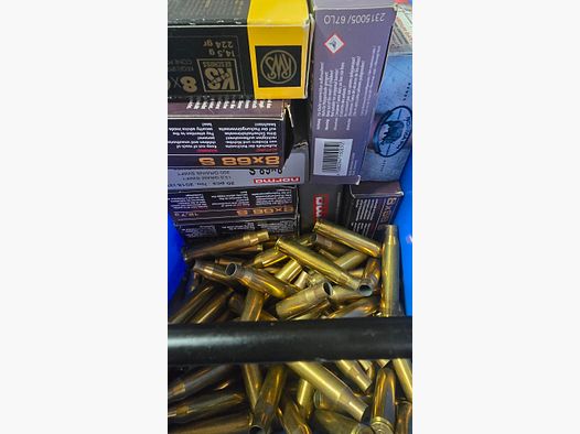 8x68 S Hülsen Norma und RWS