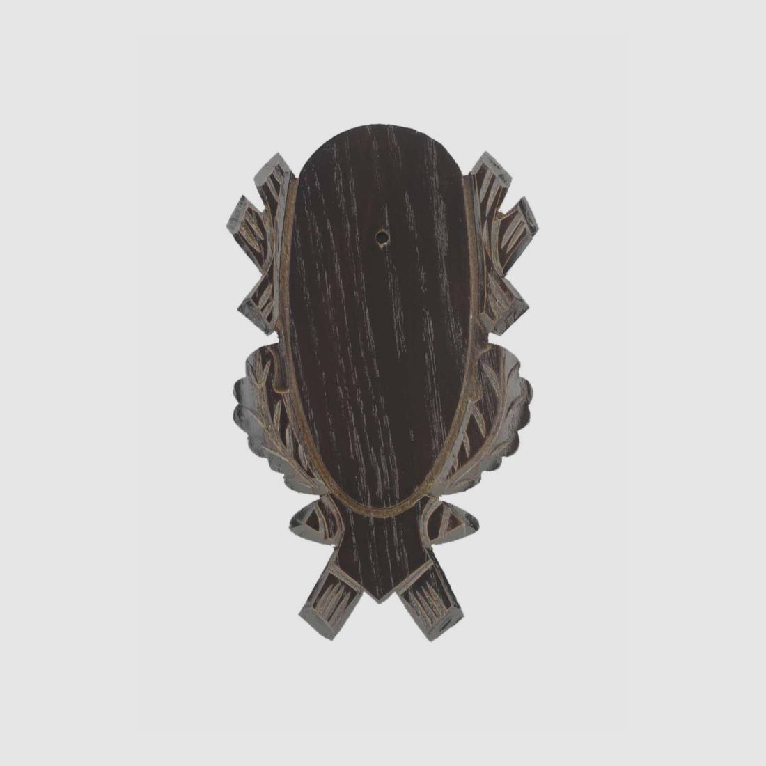 EUROHUNT Placa Trofeo Corzo Roble Oscuro 21x12 cm - Presentación Noble de Sus Trofeos de Caza, imagen 1 de 3