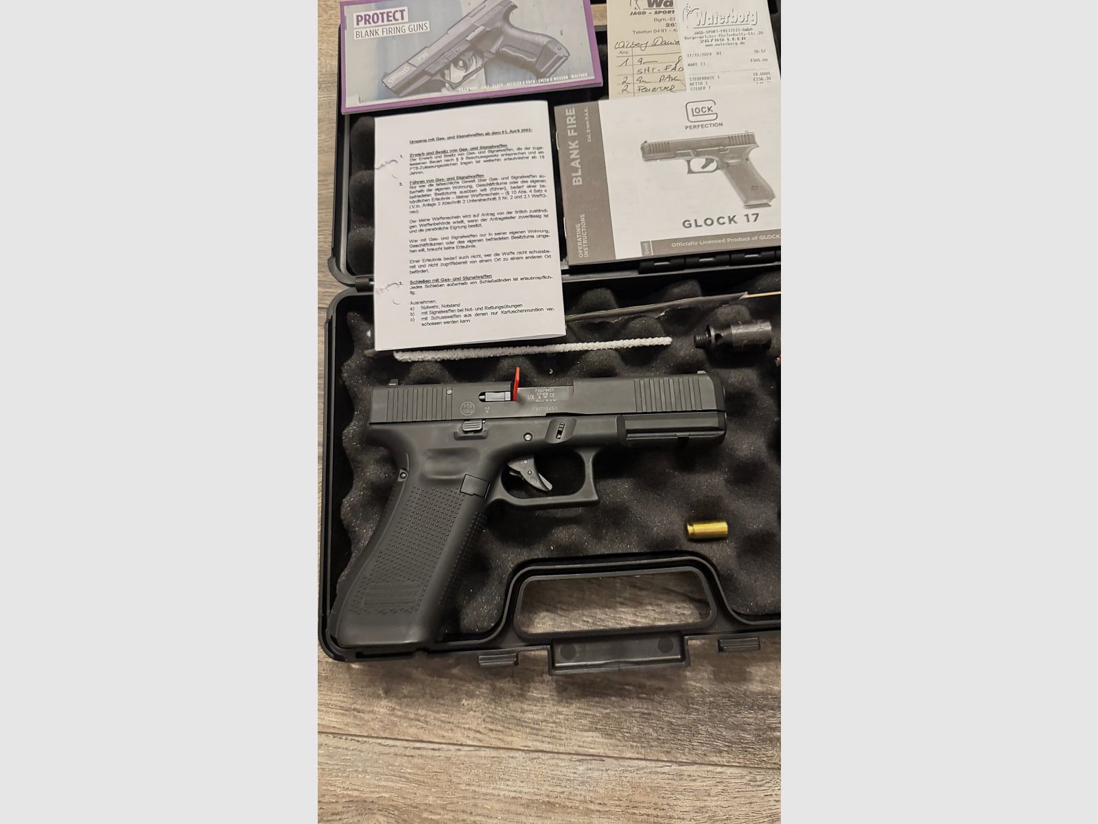 Glock 17 Gen5 9mm P.A.K als nieuw met factuur en origineel accessoire