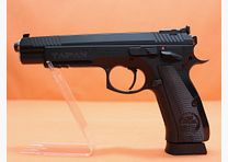 CZUB Frankonia Ha.Pistola 9mmLuger Frankonia CZ75 Taipan Black Pro Tuning 6"/152mm Canne/Visiera sportiva (9mmPara)