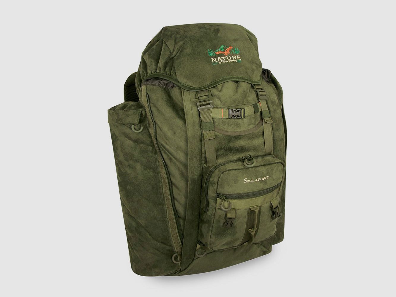 Plecak myśliwski na karabin Nature by Marsupio Suede 45 + 10 litrów, zdjęcie 2 z 8