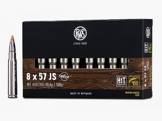 8×57 JS Fucile Corto HIT 10,4g / 160grs