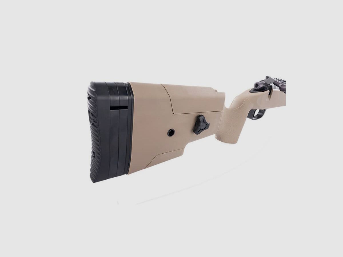 Maple Leaf MLC-338 Bolt Action Sniper Rifle Deluxe, Dark Earth, cal. 6 mm BB