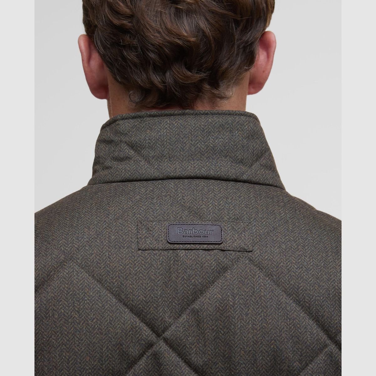 BARBOUR Giacca Trapuntata Invernale Shoveler Oliva